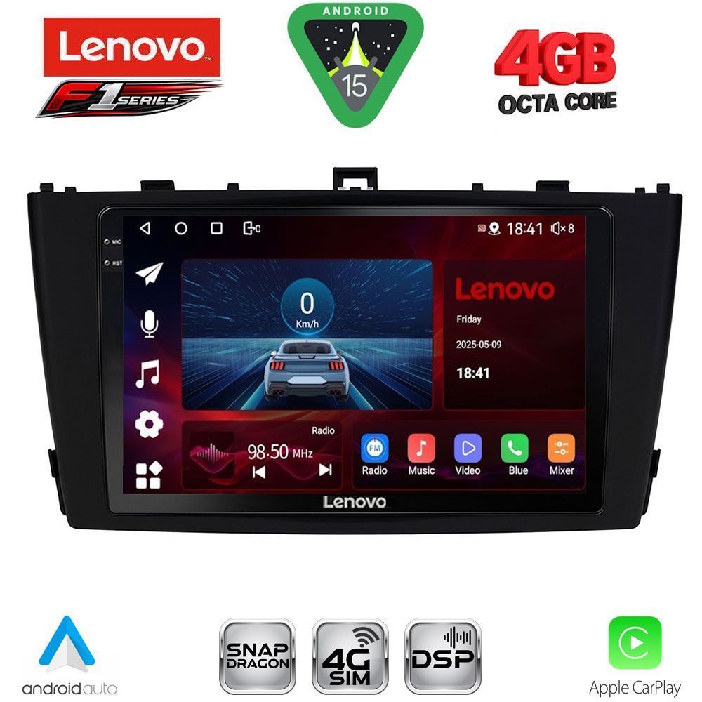 LENOVO SSQ 9705BL_CPA (9inc) MULTIMEDIA TABLET for TOYOTA AVENSIS (T27) mod. 2009-2015 (BLACK) LENOVO SSQ 9705BL_CPA (9inc) MULTIMEDIA TABLET for TOYOTA AVENSIS (T27) mod. 2009-2015 (BLACK)