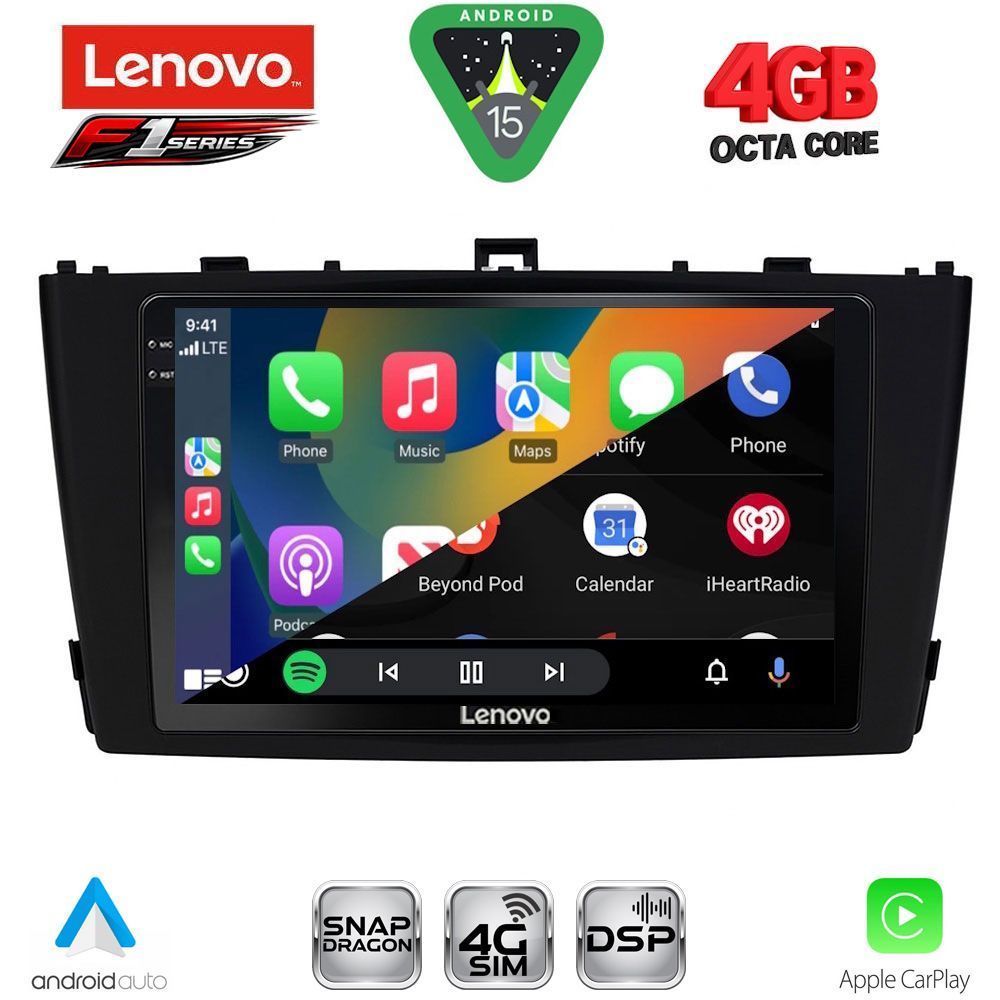 LENOVO SSQ 9705BL_CPA (9inc) MULTIMEDIA TABLET for TOYOTA AVENSIS (T27) mod. 2009-2015 (BLACK) LENOVO SSQ 9705BL_CPA (9inc) MULTIMEDIA TABLET for TOYOTA AVENSIS (T27) mod. 2009-2015 (BLACK)
