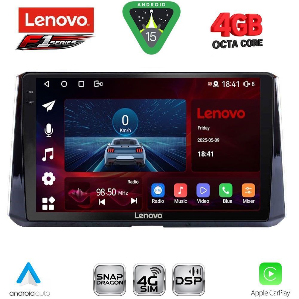 LENOVO SSQ 9716_CPA (10inc) MULTIMEDIA TABLET for TOYOTA COROLLA mod. 2019-2026 LENOVO SSQ 9716_CPA (10inc) MULTIMEDIA TABLET for TOYOTA COROLLA mod. 2019-2026