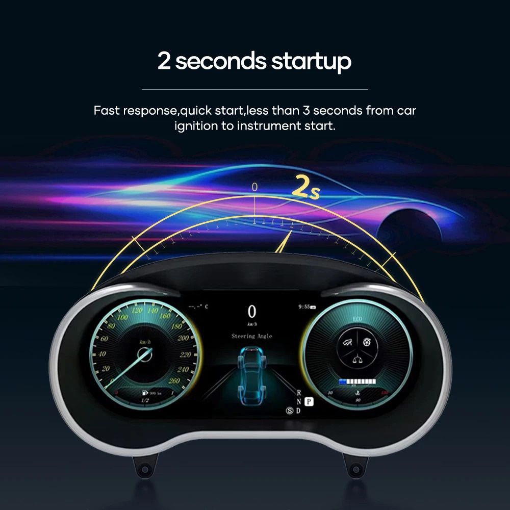 DIGITAL IQ DDD 981_DC (12.3in) DIGITAL INSTRUMENT CLUSTER for MERCEDES A (W176) / CLA (C117) / GLA (X156) mod. 2013-2019 DIGITAL IQ DDD 981_DC (12.3in) DIGITAL INSTRUMENT CLUSTER for MERCEDES A (W176) / CLA (C117) / GLA (X156) mod. 2013-2019