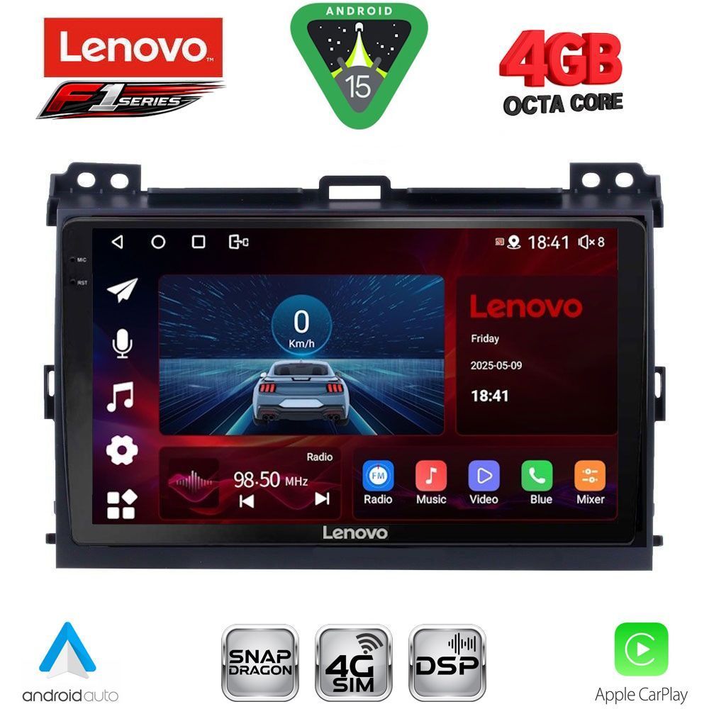 LENOVO SSQ 9723_CPA (9inc) MULTIMEDIA TABLET for TOYOTA LANDCRUISER mod. 2002-2008 LENOVO SSQ 9723_CPA (9inc) MULTIMEDIA TABLET for TOYOTA LANDCRUISER mod. 2002-2008