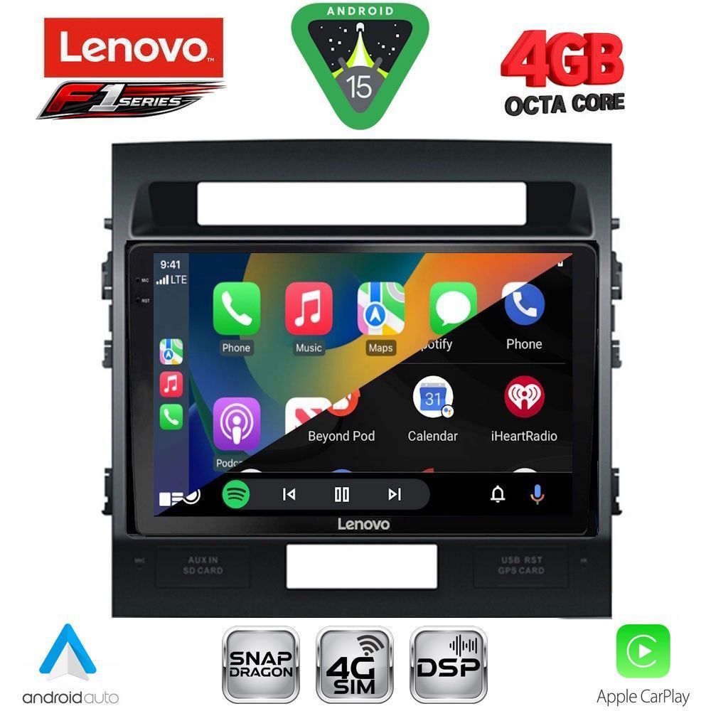 LENOVO SSQ 9724_CPA (10inc) MULTIMEDIA TABLET for TOYOTA LAND CRUISER mod. 2008-2015 LENOVO SSQ 9724_CPA (10inc) MULTIMEDIA TABLET for TOYOTA LAND CRUISER mod. 2008-2015