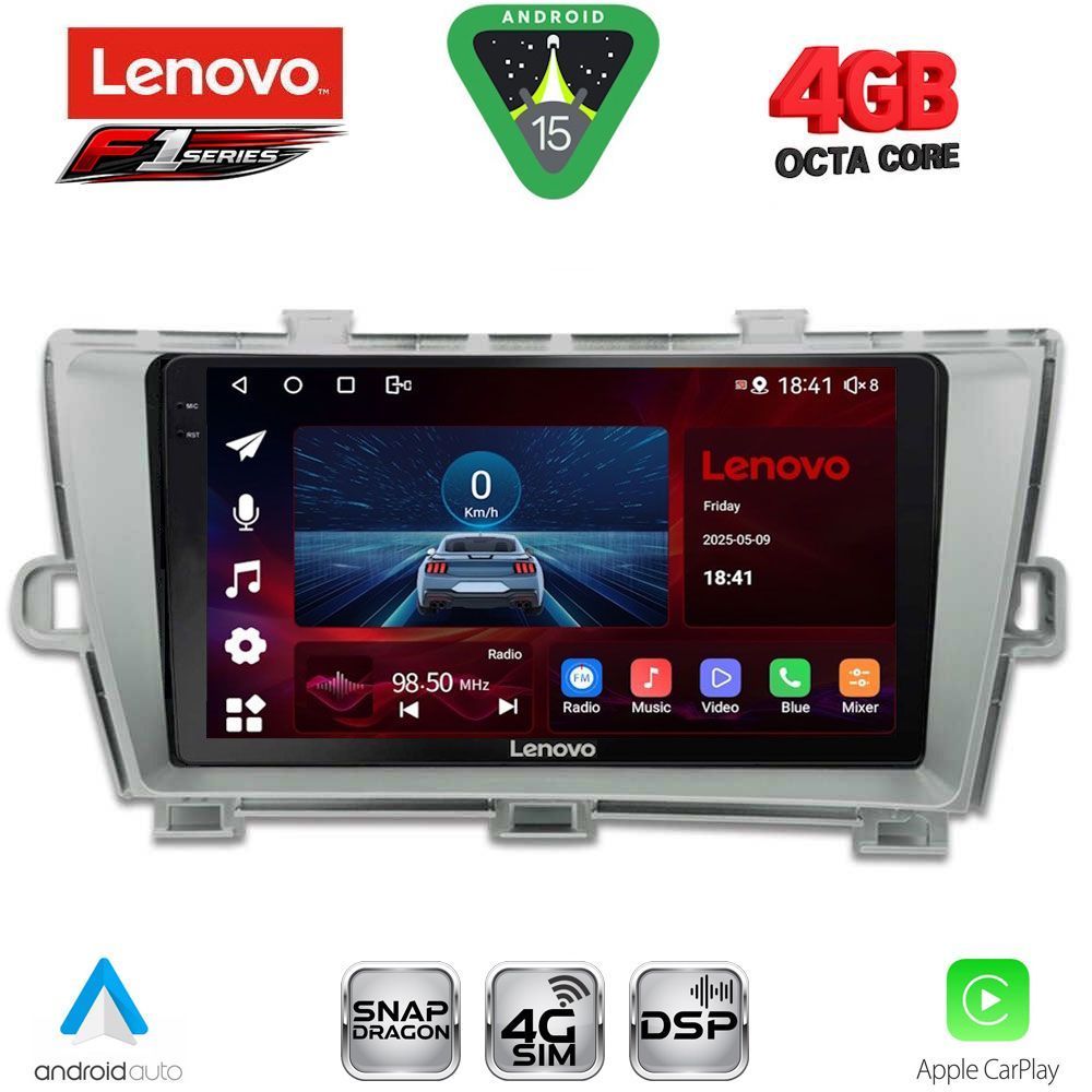 LENOVO SSQ 9726SL_CPA (9inc) MULTIMEDIA TABLET for TOYOTA PRIUS mod. 2009-2015 (SILVER) LENOVO SSQ 9726SL_CPA (9inc) MULTIMEDIA TABLET for TOYOTA PRIUS mod. 2009-2015 (SILVER)