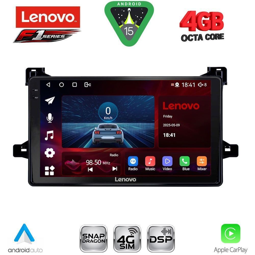 LENOVO SSQ 9727_CPA (9inc) MULTIMEDIA TABLET for TOYOTA PRIUS mod. 2016-2020 LENOVO SSQ 9727_CPA (9inc) MULTIMEDIA TABLET for TOYOTA PRIUS mod. 2016-2020