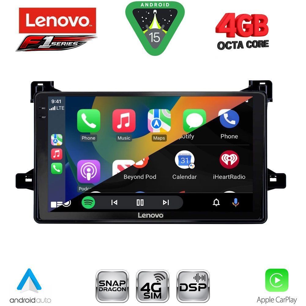 LENOVO SSQ 9727_CPA (9inc) MULTIMEDIA TABLET for TOYOTA PRIUS mod. 2016-2020 LENOVO SSQ 9727_CPA (9inc) MULTIMEDIA TABLET for TOYOTA PRIUS mod. 2016-2020