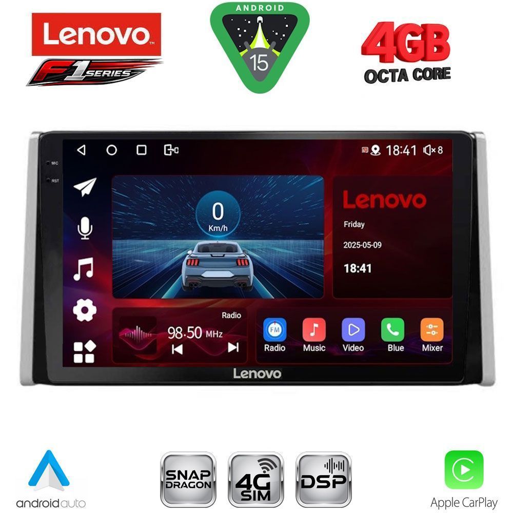 LENOVO SSQ 9734_CPA (10inc) MULTIMEDIA TABLET for TOYOTA RAV 4 mod. 2019-2025 LENOVO SSQ 9734_CPA (10inc) MULTIMEDIA TABLET for TOYOTA RAV 4 mod. 2019-2025