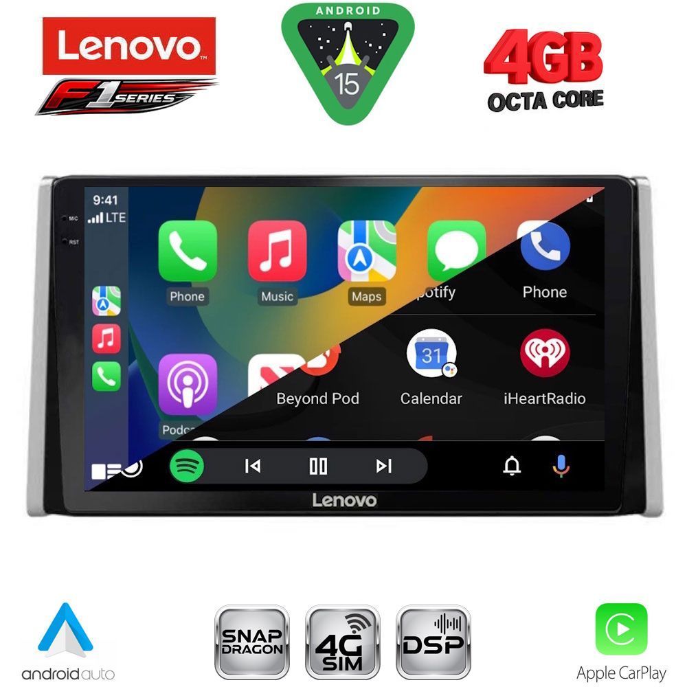 LENOVO SSQ 9734_CPA (10inc) MULTIMEDIA TABLET for TOYOTA RAV 4 mod. 2019-2025 LENOVO SSQ 9734_CPA (10inc) MULTIMEDIA TABLET for TOYOTA RAV 4 mod. 2019-2025