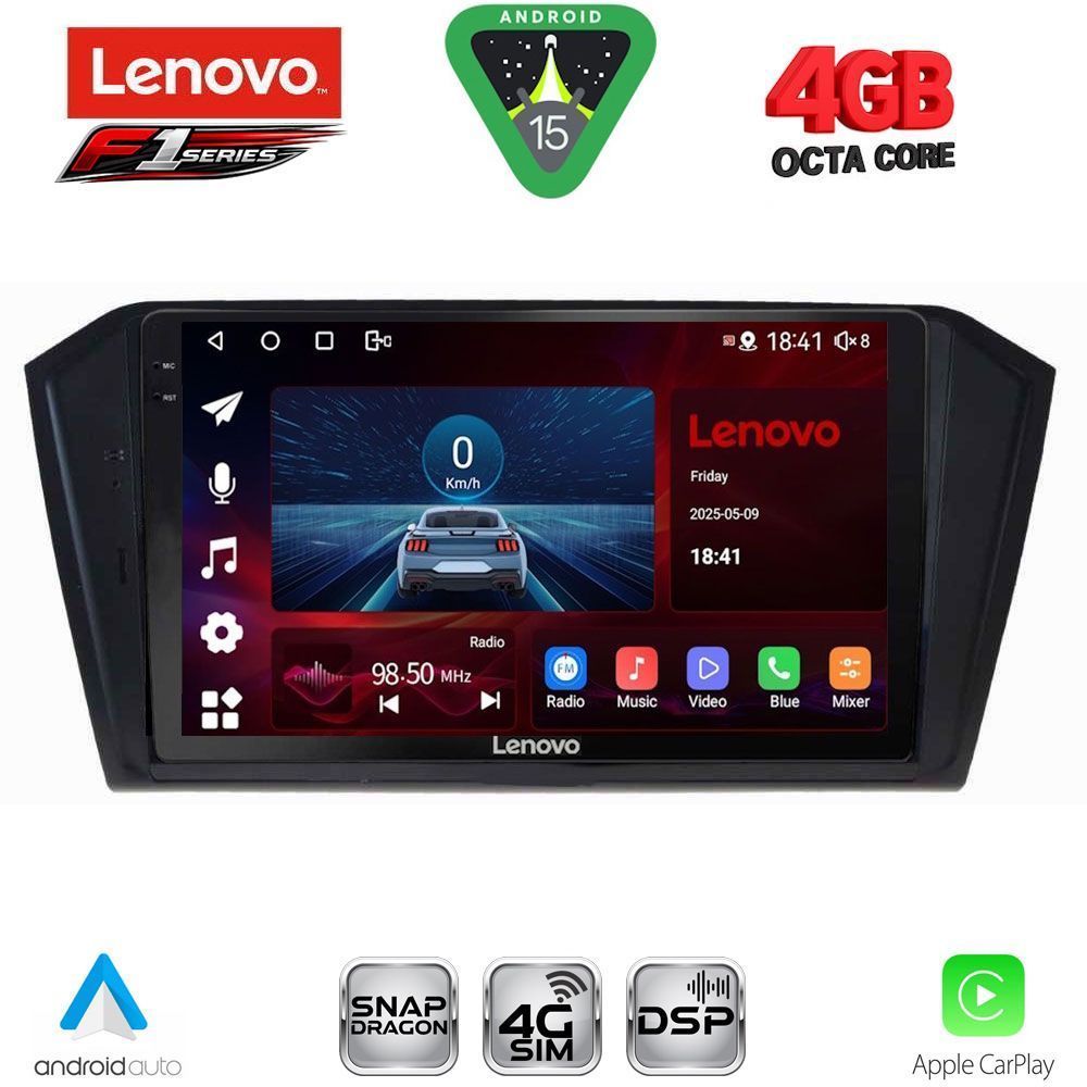 LENOVO SSQ 9750_CPA (10inc) MULTIMEDIA TABLET for VW PASSAT mod. 2016-2023 LENOVO SSQ 9750_CPA (10inc) MULTIMEDIA TABLET for VW PASSAT mod. 2016-2023