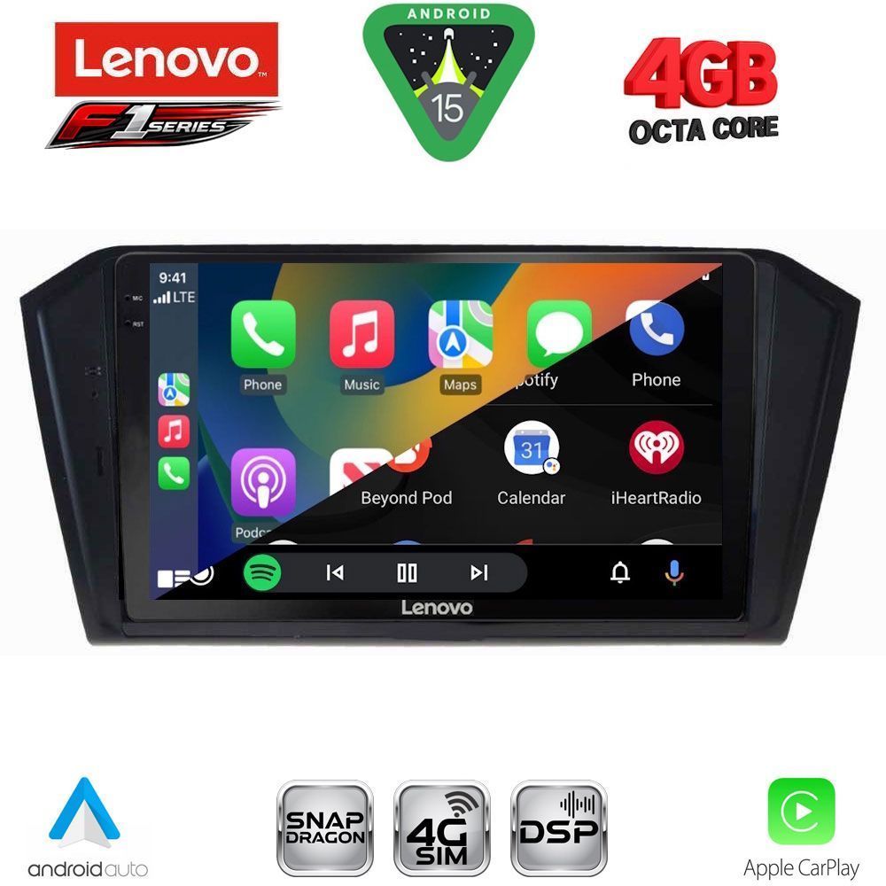 LENOVO SSQ 9750_CPA (10inc) MULTIMEDIA TABLET for VW PASSAT mod. 2016-2023 LENOVO SSQ 9750_CPA (10inc) MULTIMEDIA TABLET for VW PASSAT mod. 2016-2023