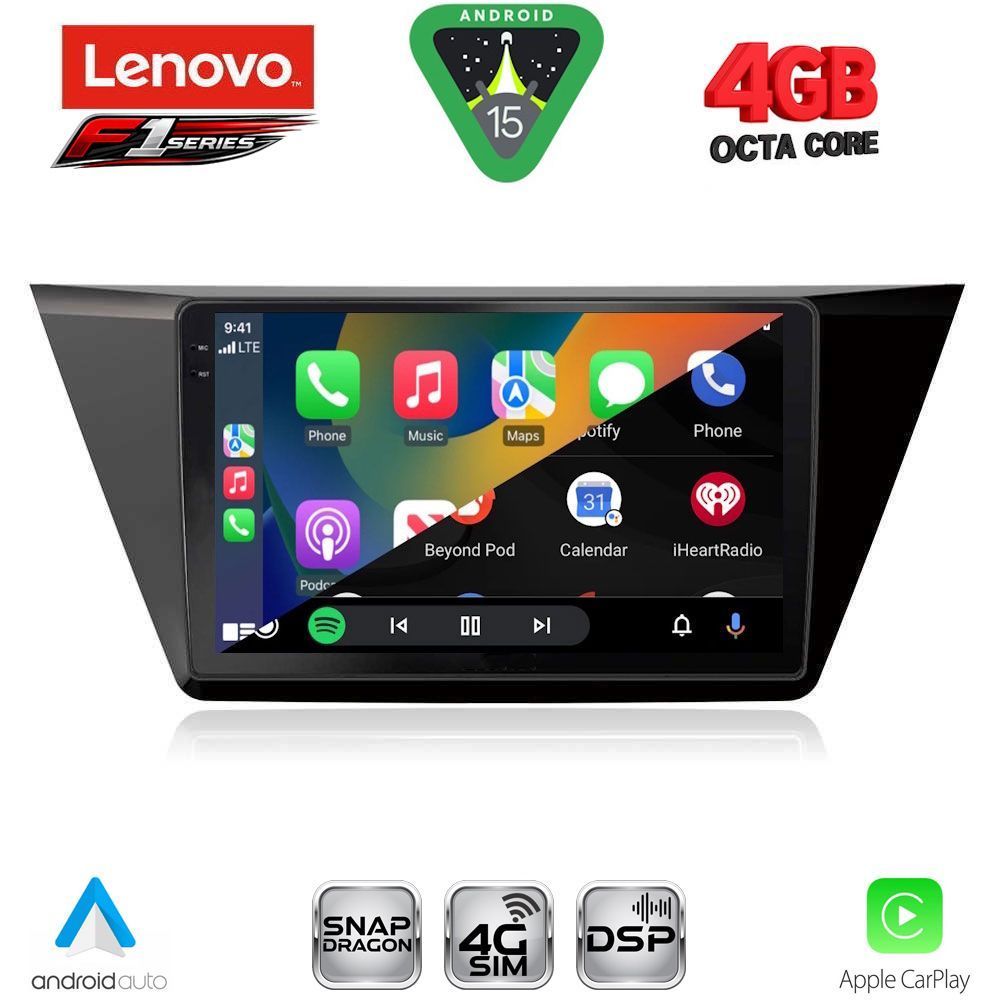 LENOVO SSQ 9769_CPA (10inc) MULTIMEDIA TABLET for VW TOURAN mod. 2016-2026 LENOVO SSQ 9769_CPA (10inc) MULTIMEDIA TABLET for VW TOURAN mod. 2016-2026