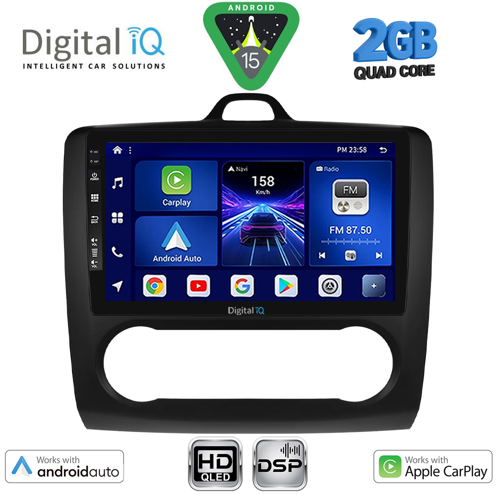 DIGITAL IQ BXC 3156BL_CPAA CLIMA (9inc) MULTIMEDIA TABLET for FORD FOCUS mod. 2005-2012 (BLACK) DIGITAL IQ BXC 3156BL_CPAA CLIMA (9inc) MULTIMEDIA TABLET for FORD FOCUS mod. 2005-2012 (BLACK)