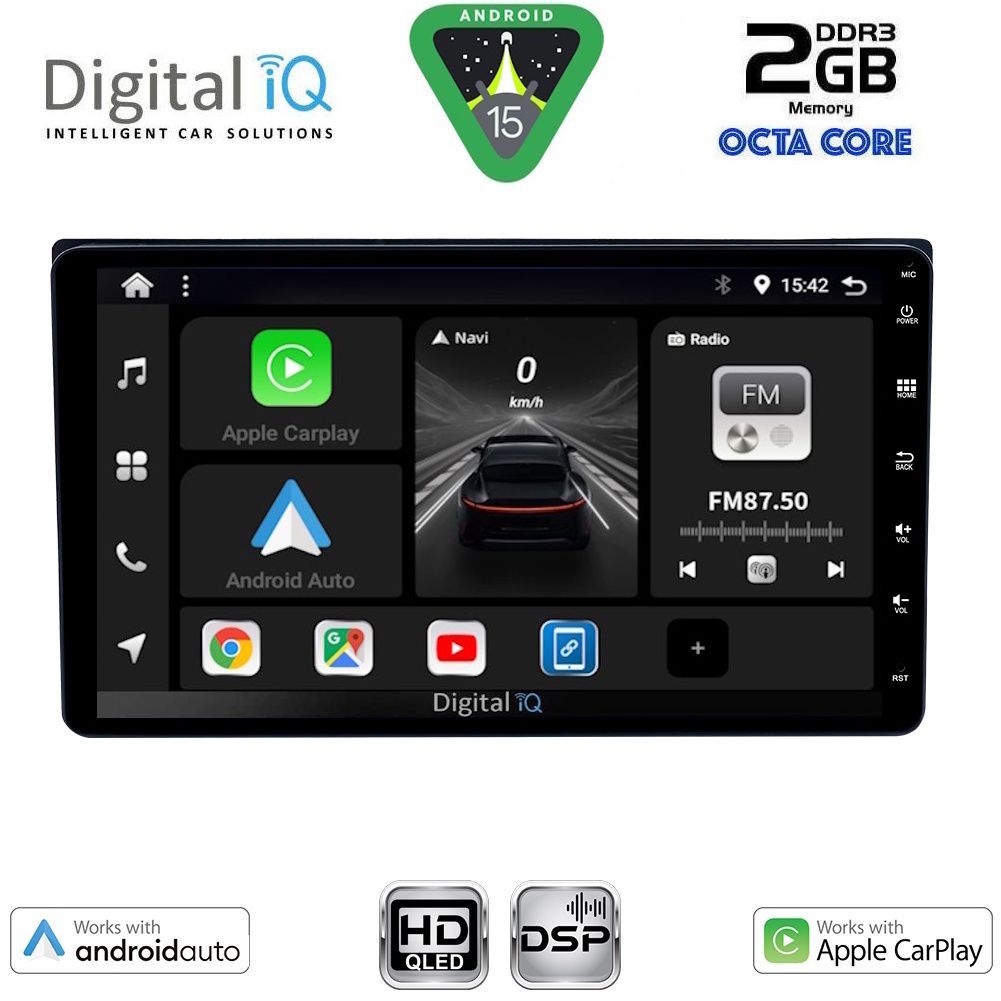 DIGITAL IQ BXF 563_CPAA (9'' DECK) MULTIMEDIA SYSTEM for TOYOTA ALL mod. 2019-2026 (230mm) DIGITAL IQ BXF 563_CPAA (9'' DECK) MULTIMEDIA SYSTEM for TOYOTA ALL mod. 2019-2026 (230mm)