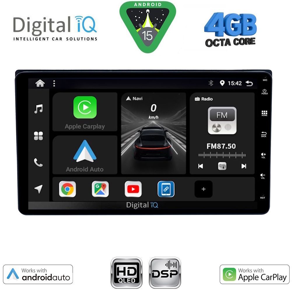DIGITAL IQ BXF 663_CPAA (9'' DECK) MULTIMEDIA SYSTEM for TOYOTA ALL mod. 2019-2026 (230mm) DIGITAL IQ BXF 663_CPAA (9'' DECK) MULTIMEDIA SYSTEM for TOYOTA ALL mod. 2019-2026 (230mm)