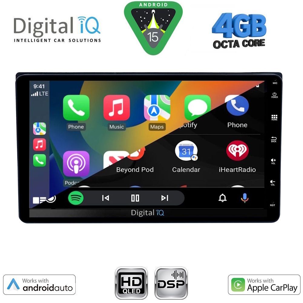DIGITAL IQ BXF 663_CPAA (9'' DECK) MULTIMEDIA SYSTEM for TOYOTA ALL mod. 2019-2026 (230mm) DIGITAL IQ BXF 663_CPAA (9'' DECK) MULTIMEDIA SYSTEM for TOYOTA ALL mod. 2019-2026 (230mm)