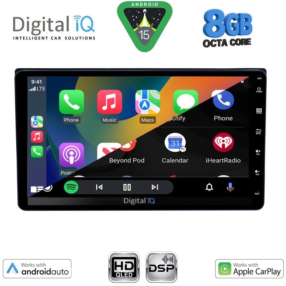DIGITAL IQ BXF 763_CPAA (9'' DECK) MULTIMEDIA SYSTEM for TOYOTA ALL mod. 2019-2026 (230mm) DIGITAL IQ BXF 763_CPAA (9'' DECK) MULTIMEDIA SYSTEM for TOYOTA ALL mod. 2019-2026 (230mm)