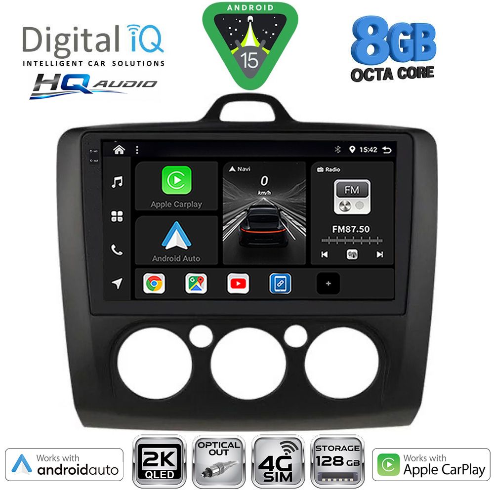 DIGITAL IQ BXK 20156BL_CPAA A/C (9inc) MULTIMEDIA TABLET for FORD FOCUS mod. 2005-2012 (BLACK) DIGITAL IQ BXK 20156BL_CPAA A/C (9inc) MULTIMEDIA TABLET for FORD FOCUS mod. 2005-2012 (BLACK)
