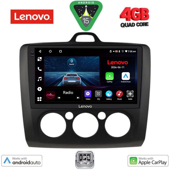 LENOVO LVE 8156BL_CPAA A/C (9inc) MULTIMEDIA TABLET for FORD FOCUS mod. 2005-2012 (BLACK) LENOVO LVE 8156BL_CPAA A/C (9inc) MULTIMEDIA TABLET for FORD FOCUS mod. 2005-2012 (BLACK)