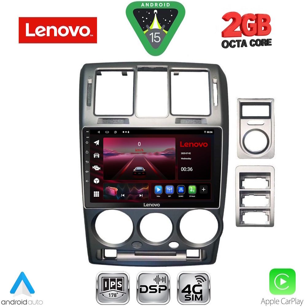 LENOVO LVF 5222BL_CPA (9inc) MULTIMEDIA TABLET for HYUNDAI GETZ mod. 2002-2011 (BLACK) LENOVO LVF 5222BL_CPA (9inc) MULTIMEDIA TABLET for HYUNDAI GETZ mod. 2002-2011 (BLACK)