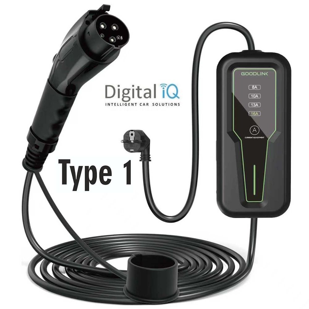 DIQ EV PRL 21635 US (PORTABLE EV CHARGER TYPE 2 PEVC16A01 - 16A - 3.5kW for TYPE1 US) DIQ EV PRL 21635 US (PORTABLE EV CHARGER TYPE 2 PEVC16A01 - 16A - 3.5kW for TYPE1 US)