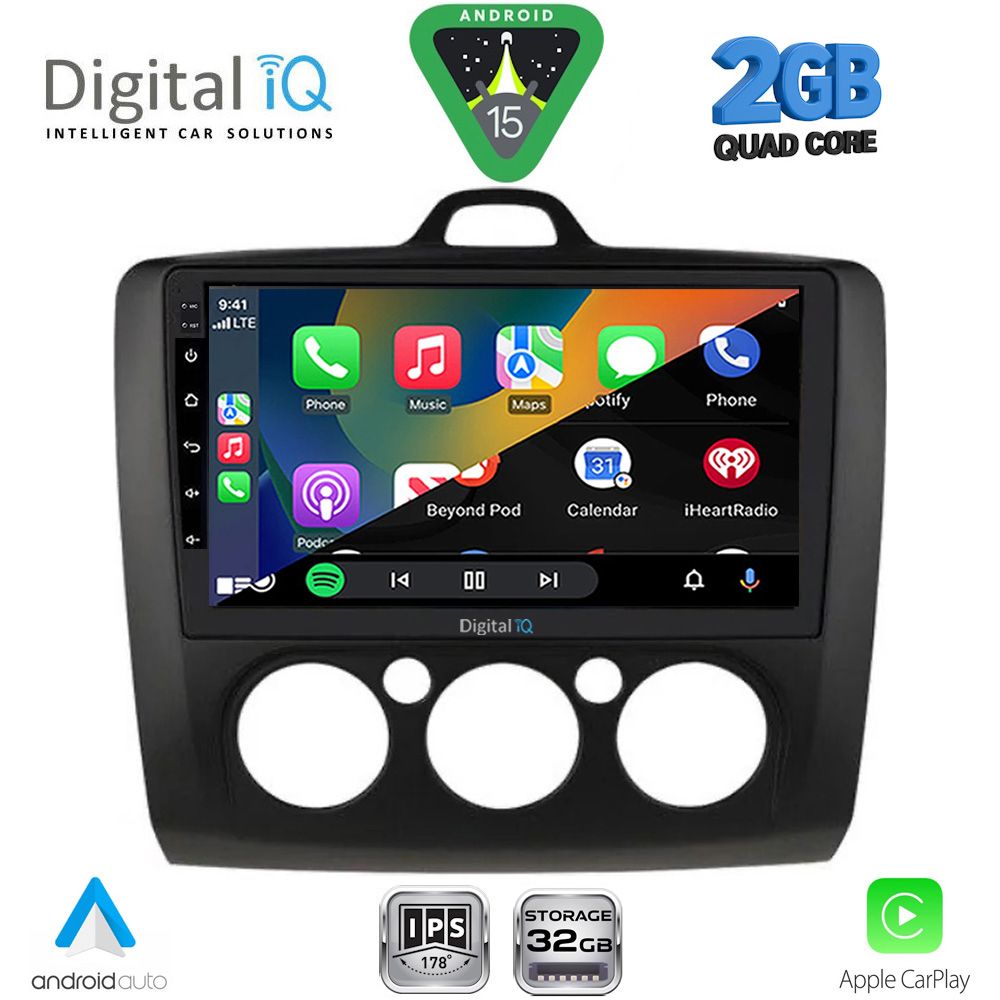 DIGITAL IQ RSD 1156BL_CPA A/C (9inc) MULTIMEDIA TABLET for FORD FOCUS mod. 2005-2012 (BLACK) DIGITAL IQ RSD 1156BL_CPA A/C (9inc) MULTIMEDIA TABLET for FORD FOCUS mod. 2005-2012 (BLACK)