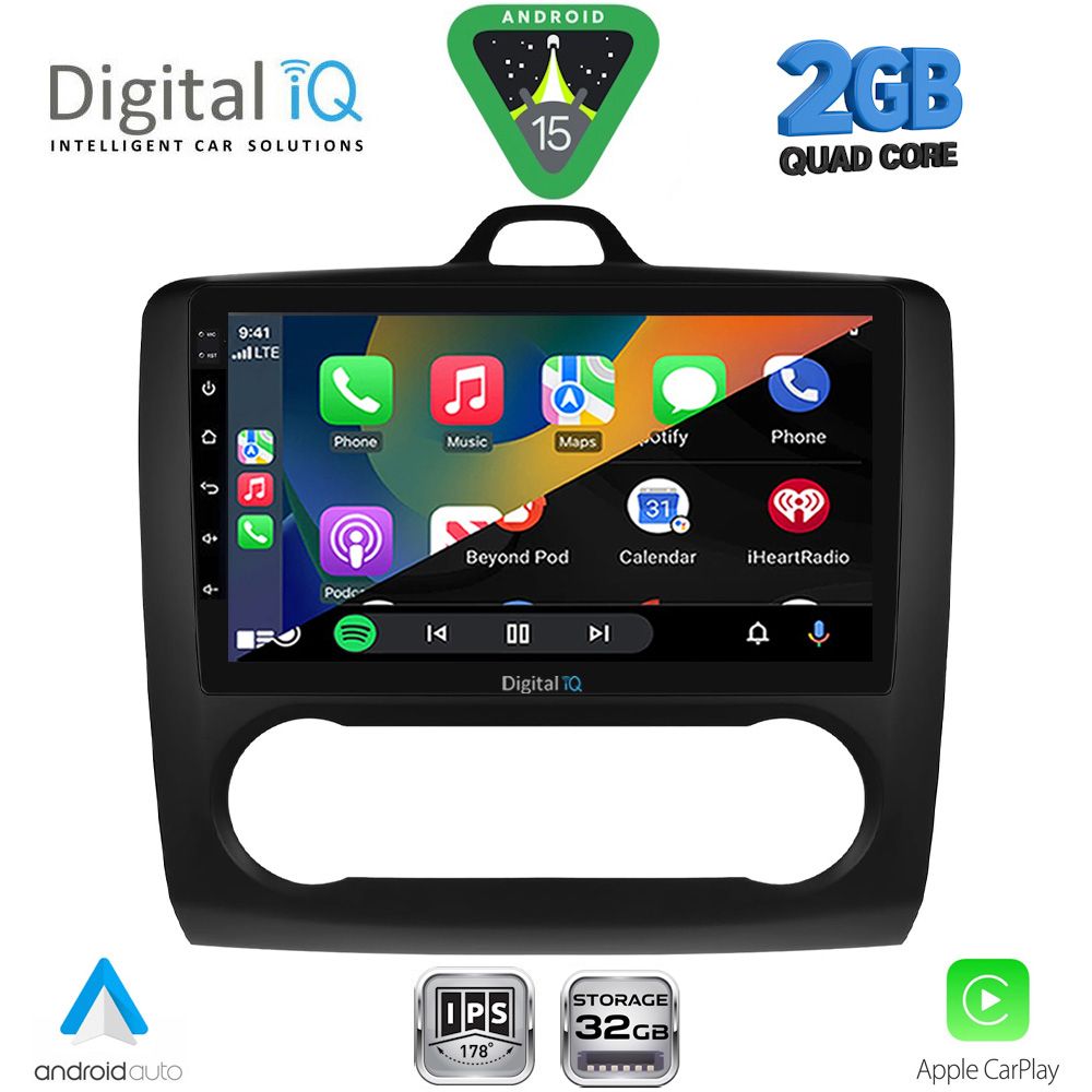 DIGITAL IQ RSD 1156BL_CPA CLIMA (9inc) MULTIMEDIA TABLET for FORD FOCUS mod. 2005-2012 (BLACK) DIGITAL IQ RSD 1156BL_CPA CLIMA (9inc) MULTIMEDIA TABLET for FORD FOCUS mod. 2005-2012 (BLACK)