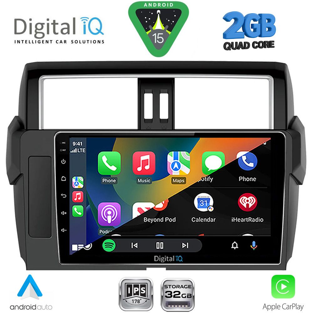 DIGITAL IQ RSD 1777_CPA (10inc) MULTIMEDIA TABLET for TOYOTA PRADO mod. 2014-2017 DIGITAL IQ RSD 1777_CPA (10inc) MULTIMEDIA TABLET for TOYOTA PRADO mod. 2014-2017
