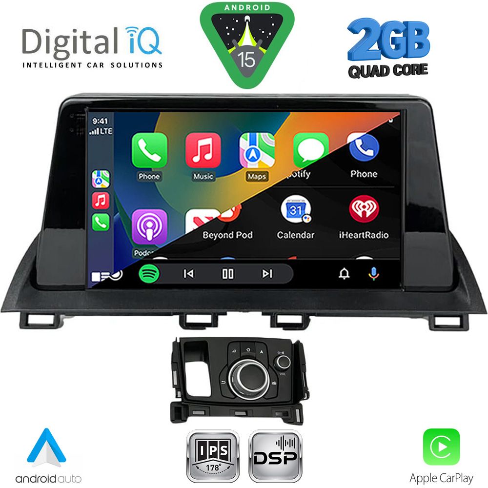 DIGITAL IQ RSF 4386_CPA (9inc) MULTIMEDIA TABLET for MAZDA CX4 mod. 2016-2025 DIGITAL IQ RSF 4386_CPA (9inc) MULTIMEDIA TABLET for MAZDA CX4 mod. 2016-2025