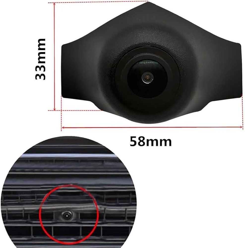 DIGITAL IQ CAMERA QS8209 (AHD-NTSC) FRONT CAMERA for AUDI Q2 mod. 2017-2025 DIGITAL IQ CAMERA QS8209 (AHD-NTSC) FRONT CAMERA for AUDI Q2 mod. 2017-2025