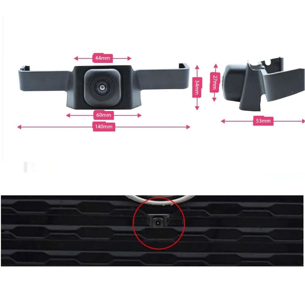 DIGITAL IQ CAMERA QS8267 (AHD-NTSC) FRONT CAMERA for TOYOTA RAV4 mod. 2019-2026 DIGITAL IQ CAMERA QS8267 (AHD-NTSC) FRONT CAMERA for TOYOTA RAV4 mod. 2019-2026