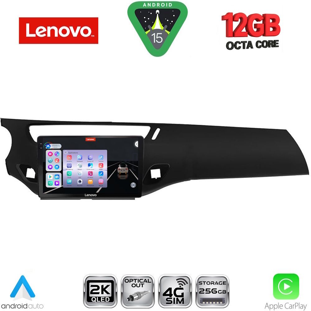 LENOVO SSZ 12092BL_CPA (9inc) MULTIMEDIA TABLET for CITROEN C3 - DS3 mod. 2009-2016 (BLACK) LENOVO SSZ 12092BL_CPA (9inc) MULTIMEDIA TABLET for CITROEN C3 - DS3 mod. 2009-2016 (BLACK)