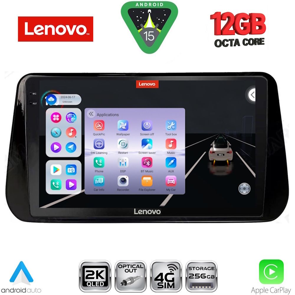 LENOVO SSZ 12238B_CPA (10inc) MULTIMEDIA TABLET for HYUNDAI IX45 - SANTA FE mod. 2021-2023 LENOVO SSZ 12238B_CPA (10inc) MULTIMEDIA TABLET for HYUNDAI IX45 - SANTA FE mod. 2021-2023