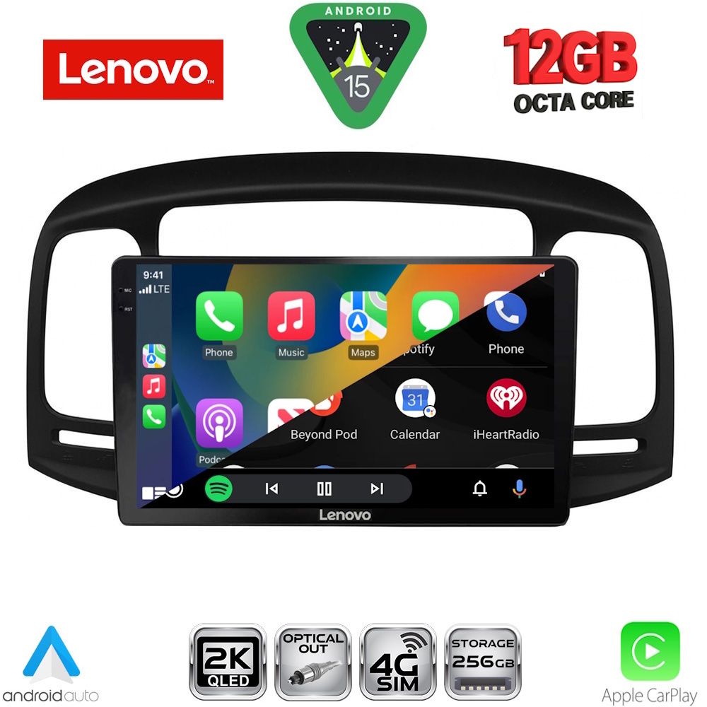 LENOVO SSZ 12249BL_CPA (9inc) MULTIMEDIA TABLET for HYUNDAI ACCENT mod. 2005-2012 (BLACK) LENOVO SSZ 12249BL_CPA (9inc) MULTIMEDIA TABLET for HYUNDAI ACCENT mod. 2005-2012 (BLACK)