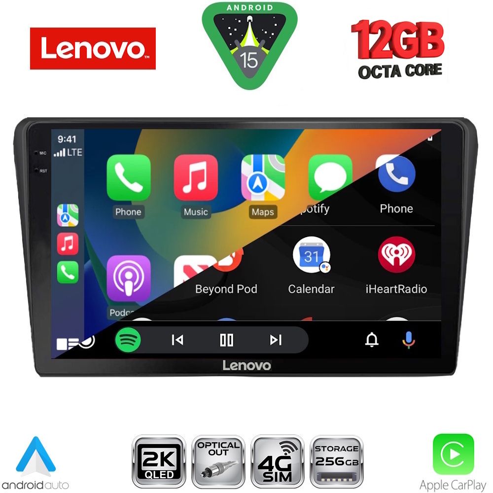 LENOVO SSZ 12704BL_CPA (9inc) MULTIMEDIA TABLET for TOYOTA AVENSIS (T25) mod. 2003-2009 (BLACK) LENOVO SSZ 12704BL_CPA (9inc) MULTIMEDIA TABLET for TOYOTA AVENSIS (T25) mod. 2003-2009 (BLACK)