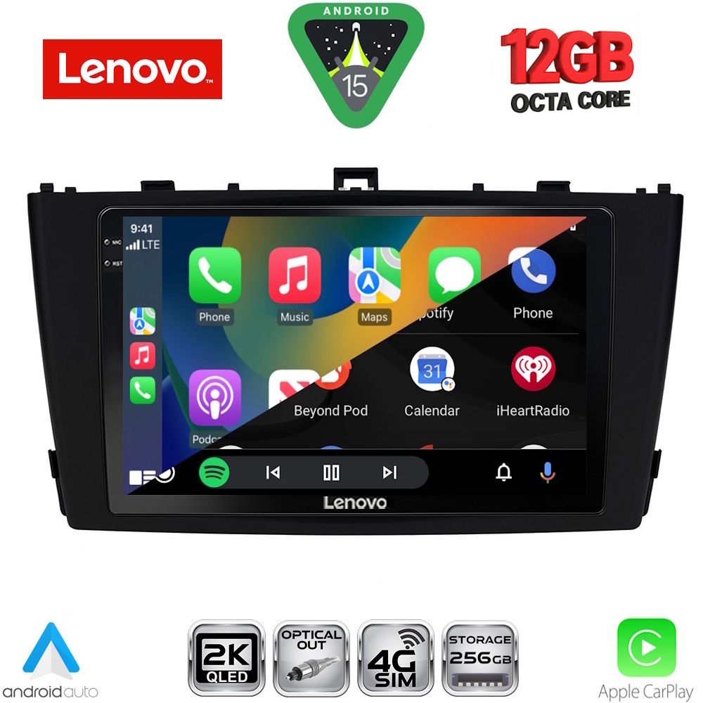 LENOVO SSZ 12705BL_CPA (9inc) MULTIMEDIA TABLET for TOYOTA AVENSIS (T27) mod. 2009-2015 (BLACK) LENOVO SSZ 12705BL_CPA (9inc) MULTIMEDIA TABLET for TOYOTA AVENSIS (T27) mod. 2009-2015 (BLACK)