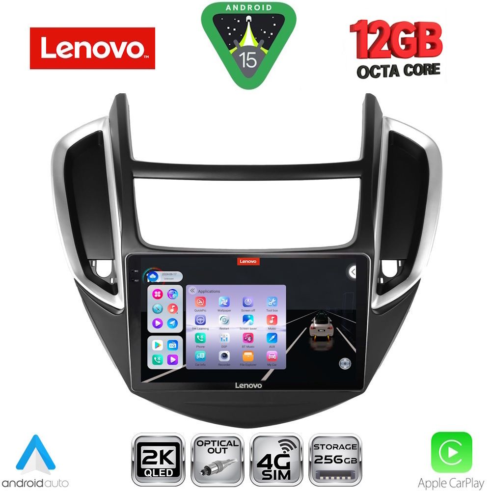 LENOVO SSZ 12080_CPA (9inc) MULTIMEDIA TABLET for CHEVROLET TRAX mod. 2014-2022 LENOVO SSZ 12080_CPA (9inc) MULTIMEDIA TABLET for CHEVROLET TRAX mod. 2014-2022