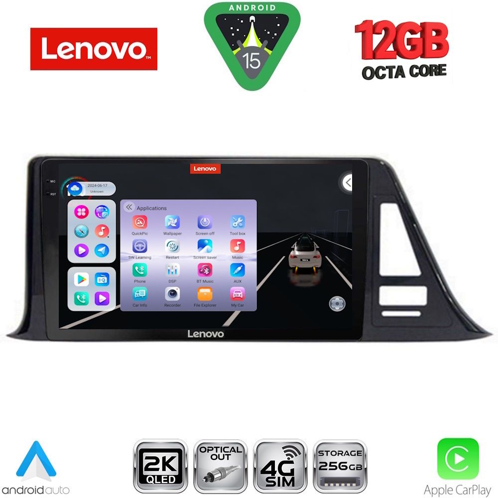 LENOVO SSZ 12709_CPA (9inc) MULTIMEDIA TABLET for TOYOTA CH-R mod. 2017-2023 LENOVO SSZ 12709_CPA (9inc) MULTIMEDIA TABLET for TOYOTA CH-R mod. 2017-2023