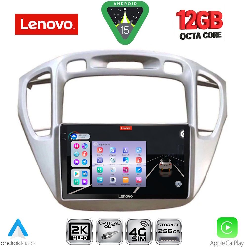 LENOVO SSZ 12718_CPA (9inc) MULTIMEDIA TABLET for TOYOTA HIGHLANDER mod. 2002-2009 LENOVO SSZ 12718_CPA (9inc) MULTIMEDIA TABLET for TOYOTA HIGHLANDER mod. 2002-2009