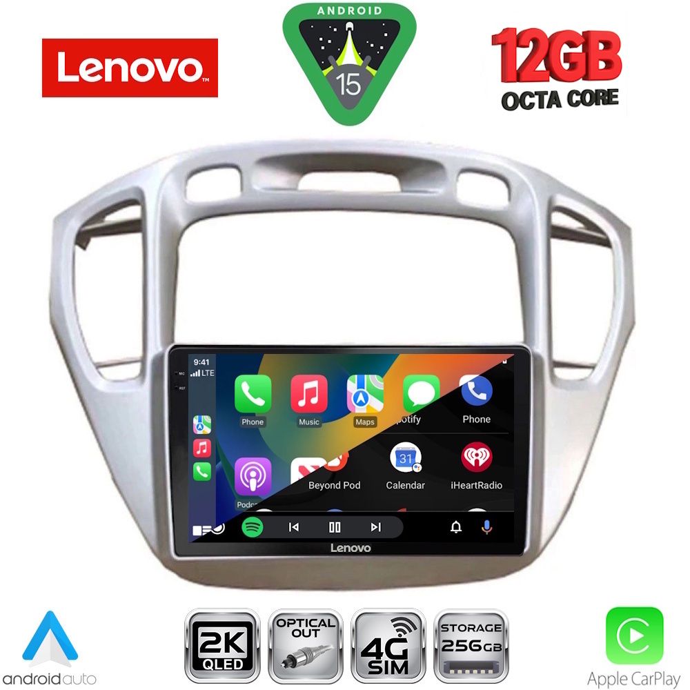 LENOVO SSZ 12718_CPA (9inc) MULTIMEDIA TABLET for TOYOTA HIGHLANDER mod. 2002-2009 LENOVO SSZ 12718_CPA (9inc) MULTIMEDIA TABLET for TOYOTA HIGHLANDER mod. 2002-2009