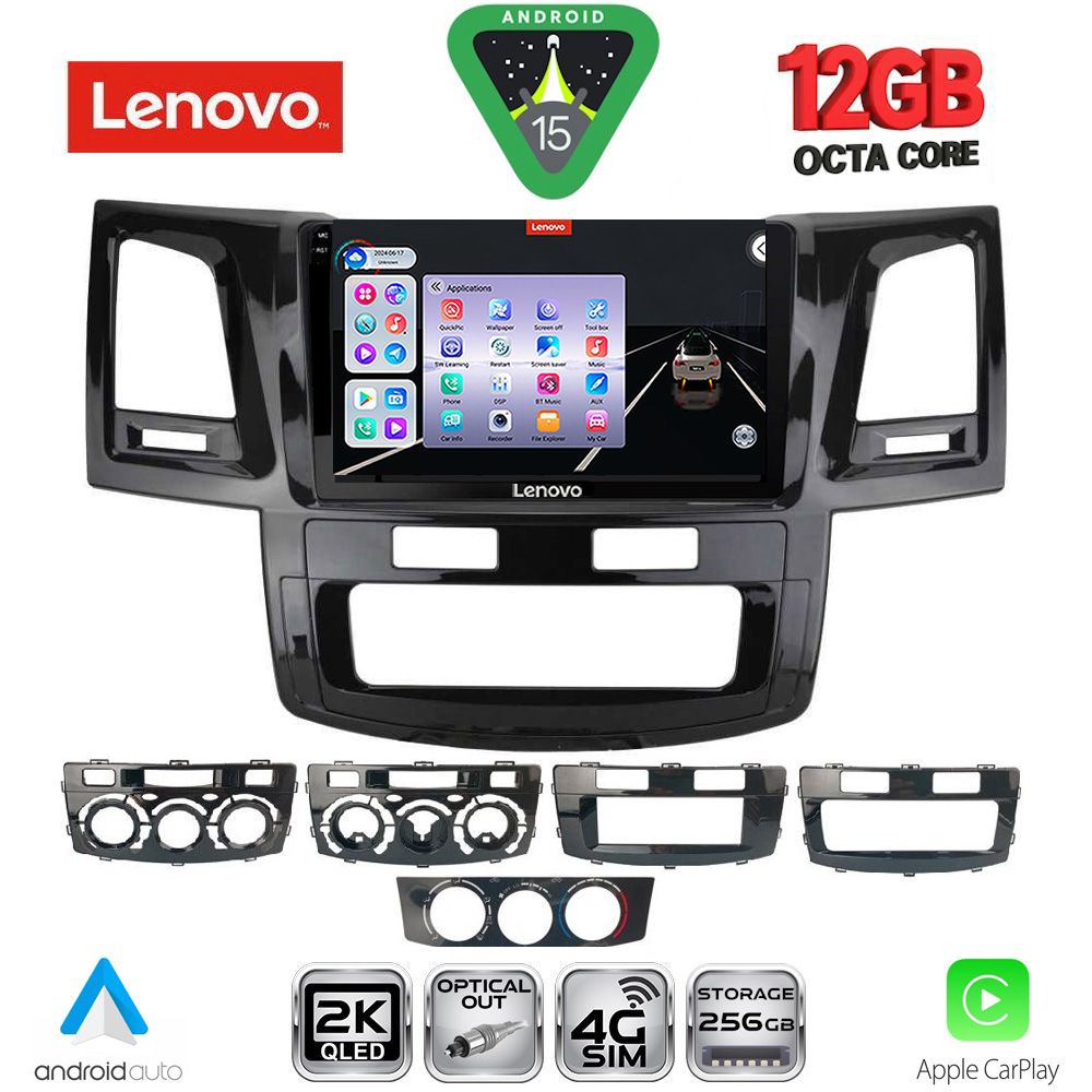 LENOVO SSZ 12720_CPA (9inc) MULTIMEDIA TABLET for TOYOTA HILUX mod. 2005-2016 LENOVO SSZ 12720_CPA (9inc) MULTIMEDIA TABLET for TOYOTA HILUX mod. 2005-2016