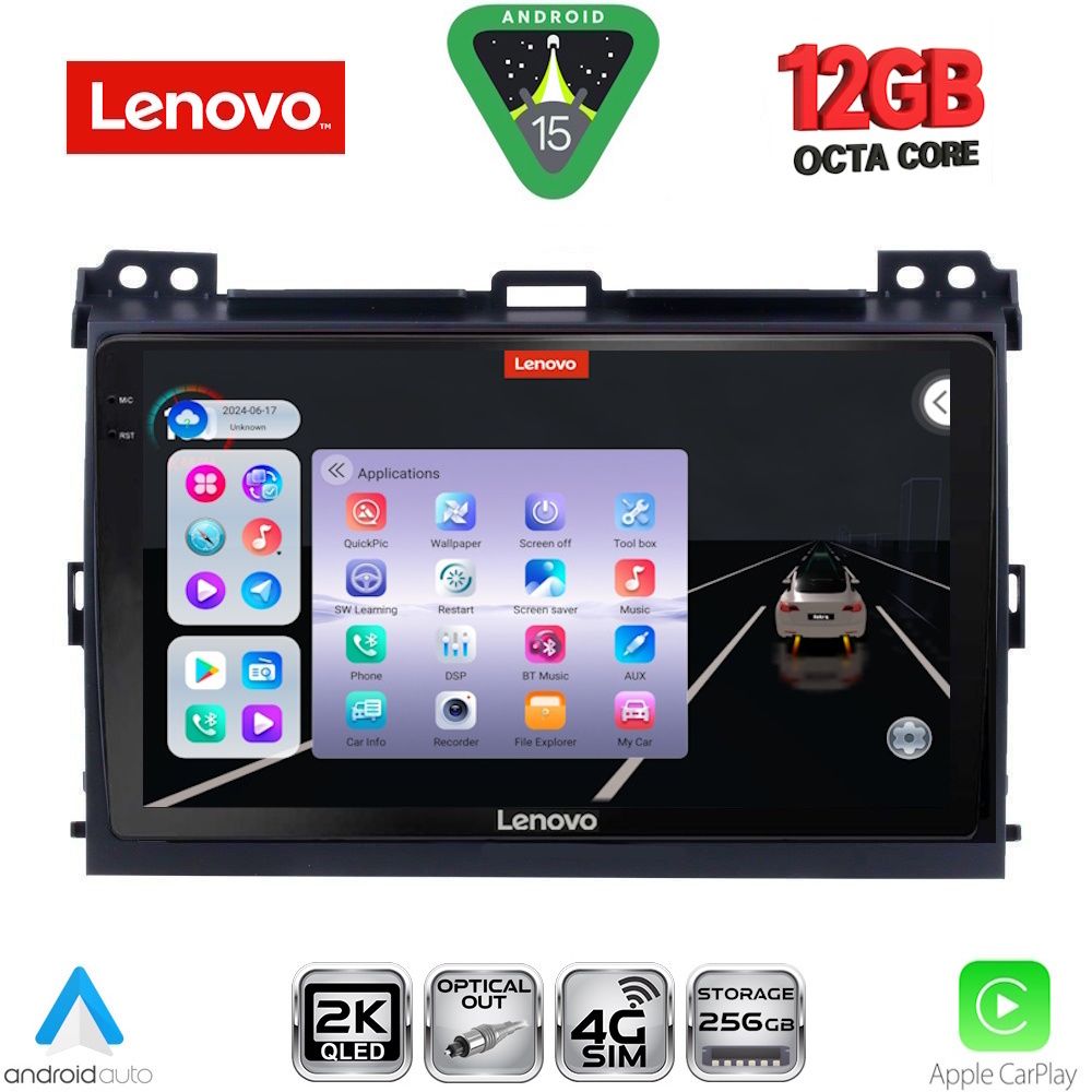 LENOVO SSZ 12723_CPA (9inc) MULTIMEDIA TABLET for TOYOTA LANDCRUISER mod. 2002-2008 LENOVO SSZ 12723_CPA (9inc) MULTIMEDIA TABLET for TOYOTA LANDCRUISER mod. 2002-2008