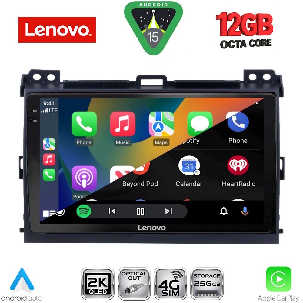 LENOVO SSZ 12723_CPA (9inc) MULTIMEDIA TABLET for TOYOTA LANDCRUISER mod. 2002-2008 LENOVO SSZ 12723_CPA (9inc) MULTIMEDIA TABLET for TOYOTA LANDCRUISER mod. 2002-2008