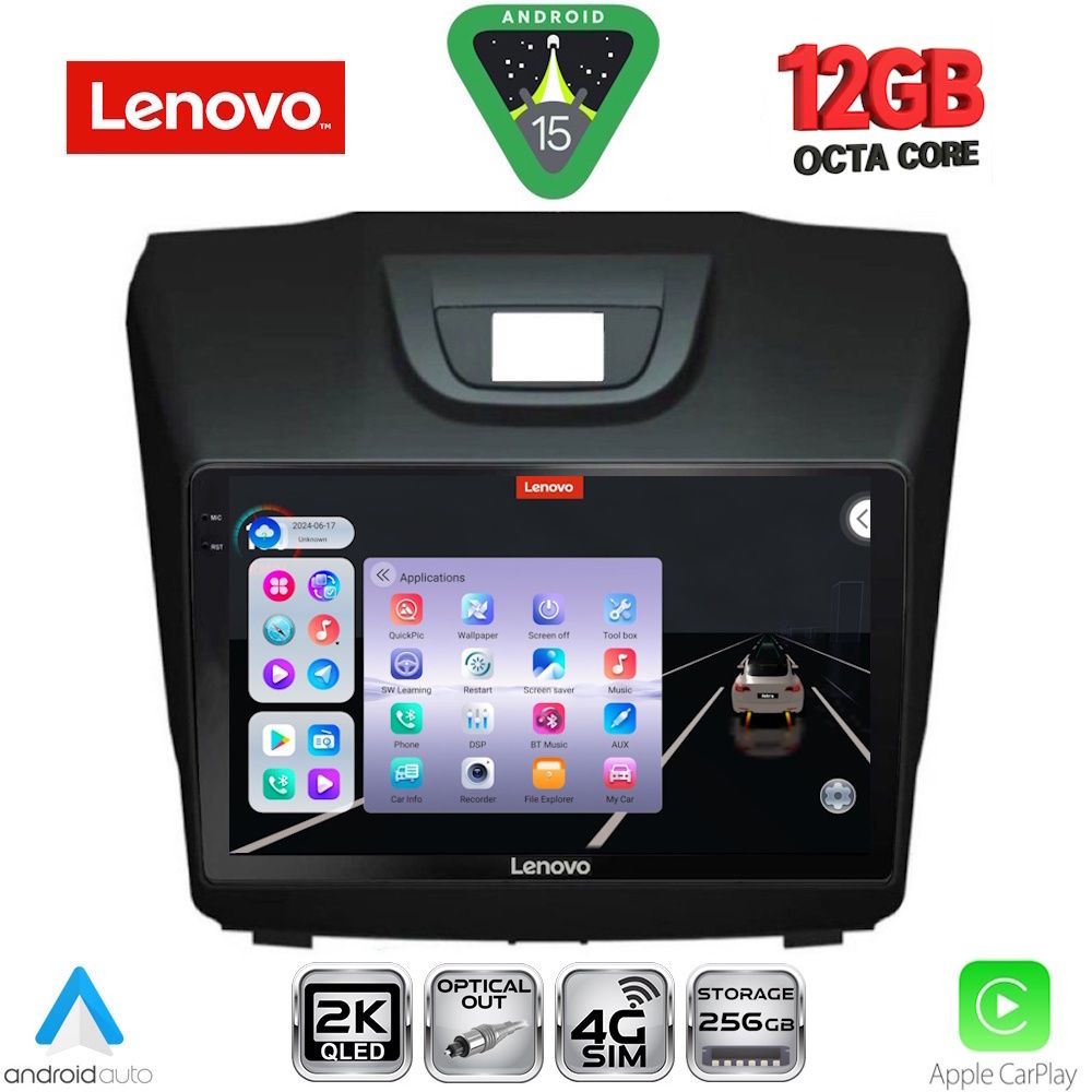 LENOVO SSZ 12255_CPA (9inc) MULTIMEDIA TABLET for ISUZU DMAX mod. 2012-2020 LENOVO SSZ 12255_CPA (9inc) MULTIMEDIA TABLET for ISUZU DMAX mod. 2012-2020