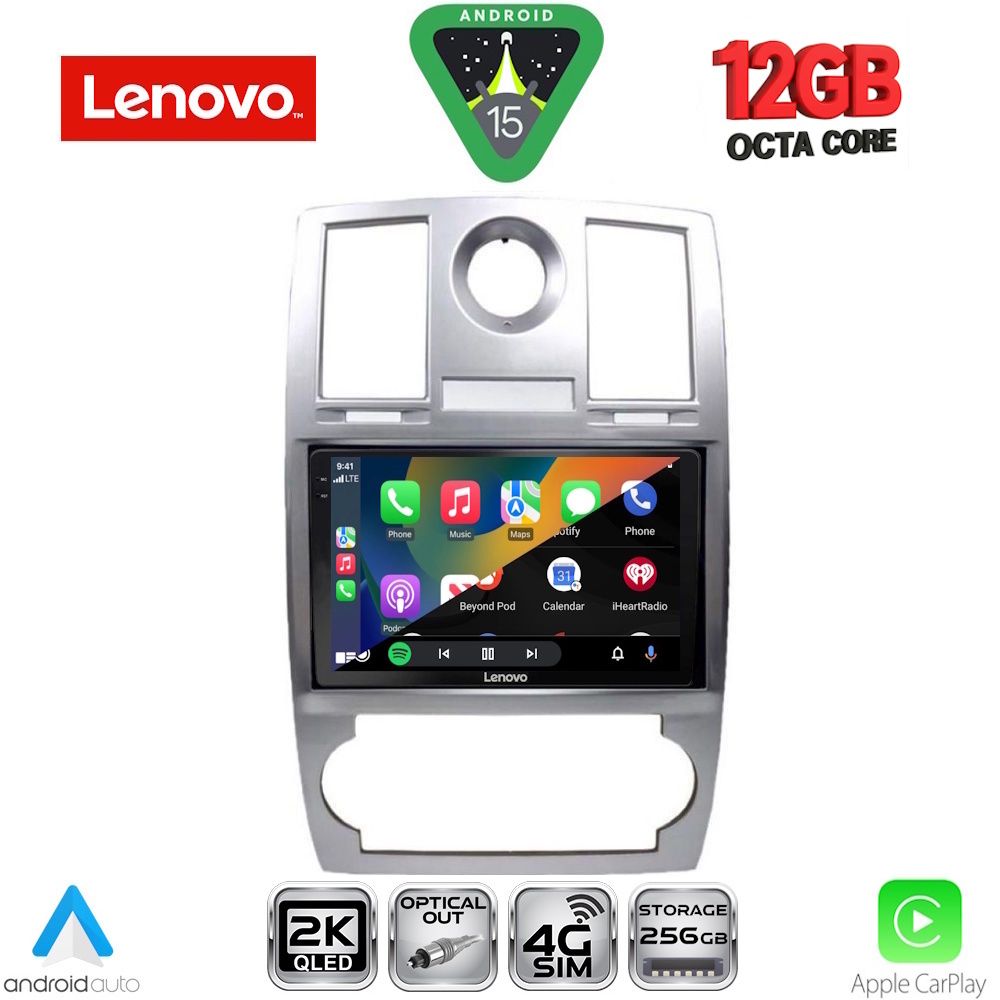 LENOVO SSZ 12285_CPA (9inc) MULTIMEDIA TABLET for CHRYSLER 300C mod. 2005-2010 LENOVO SSZ 12285_CPA (9inc) MULTIMEDIA TABLET for CHRYSLER 300C mod. 2005-2010