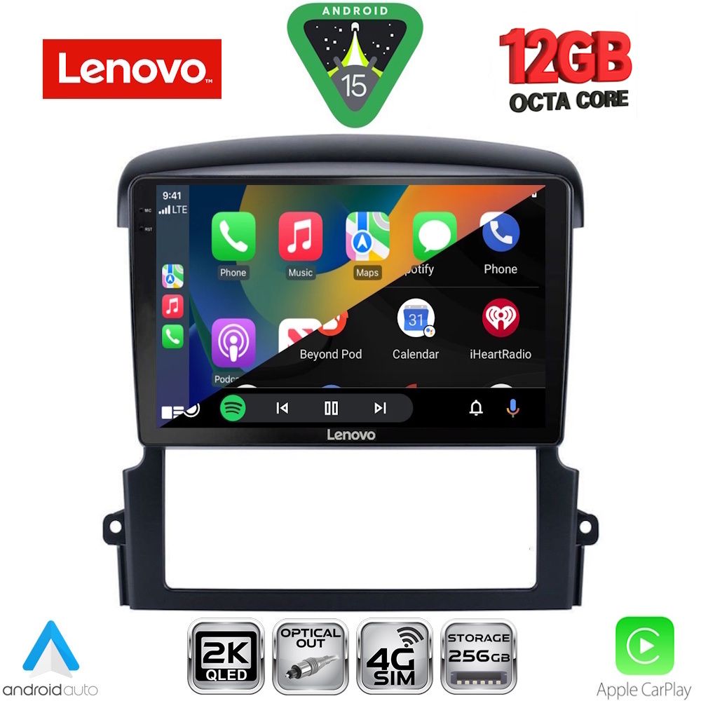 LENOVO SSZ 12317_CPA (9inc) MULTIMEDIA TABLET for KIA SORENTO mod. 2006-2009 LENOVO SSZ 12317_CPA (9inc) MULTIMEDIA TABLET for KIA SORENTO mod. 2006-2009