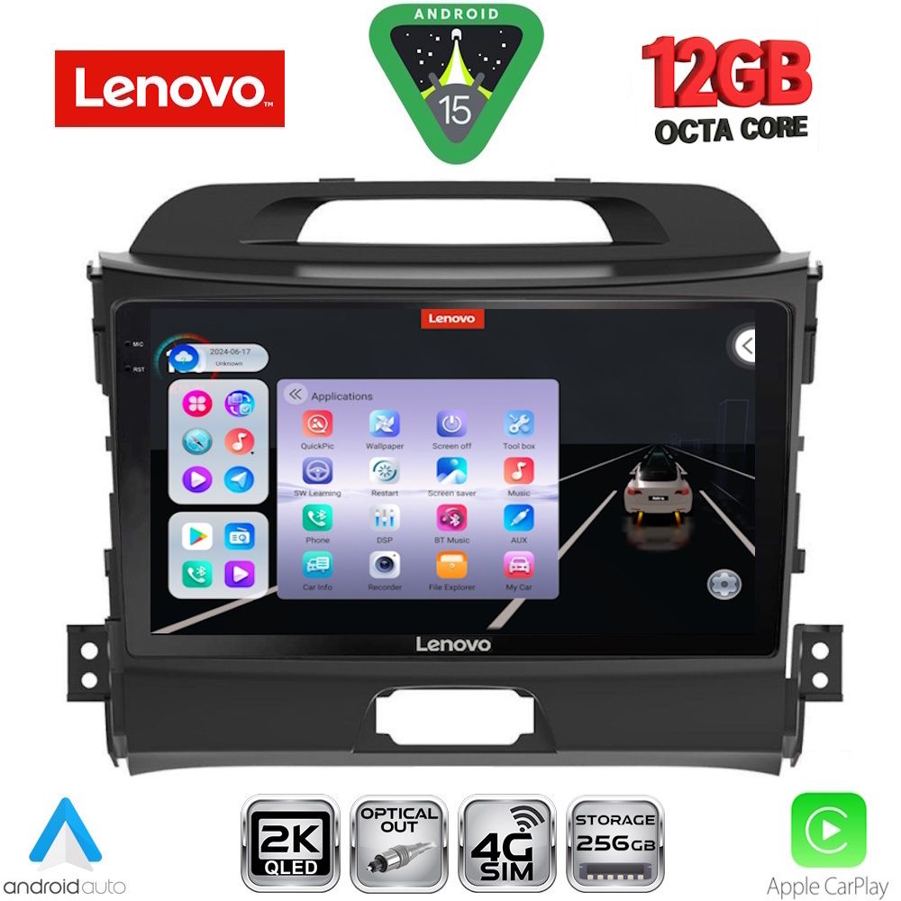 LENOVO SSZ 12325_CPA (9inc) MULTIMEDIA TABLET for KIA SPORTAGE mod. 2010-2015 LENOVO SSZ 12325_CPA (9inc) MULTIMEDIA TABLET for KIA SPORTAGE mod. 2010-2015