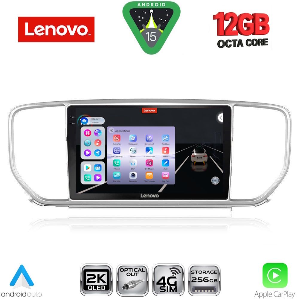 LENOVO SSZ 12327_CPA (9inc) MULTIMEDIA TABLET for KIA SPORTAGE mod. 2018-2021 LENOVO SSZ 12327_CPA (9inc) MULTIMEDIA TABLET for KIA SPORTAGE mod. 2018-2021