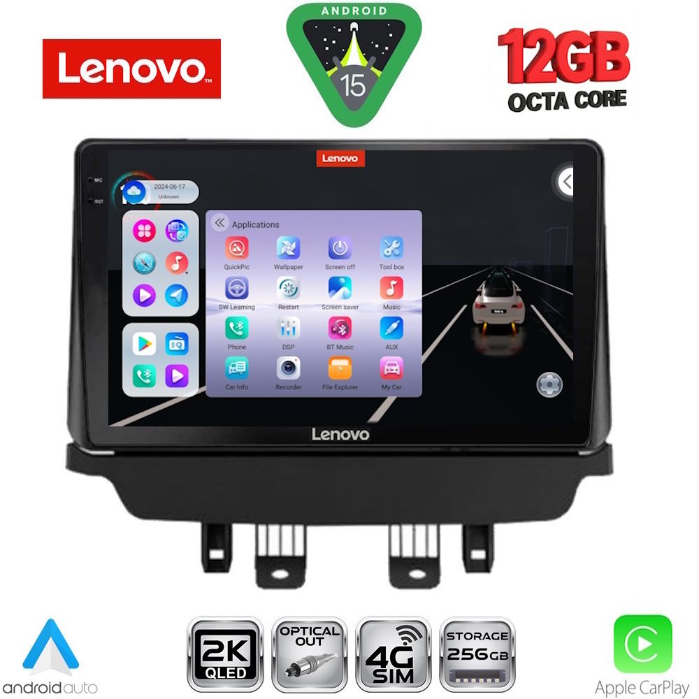 LENOVO SSZ 12362_CPA (9inc) MULTIMEDIA TABLET for MAZDA 2 mod. 2014-2023 LENOVO SSZ 12362_CPA (9inc) MULTIMEDIA TABLET for MAZDA 2 mod. 2014-2023