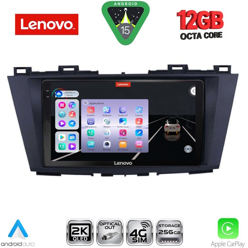 LENOVO SSZ 12371_CPA (9inc) MULTIMEDIA TABLET for MAZDA 5 mod. 2011-2020 LENOVO SSZ 12371_CPA (9inc) MULTIMEDIA TABLET for MAZDA 5 mod. 2011-2020