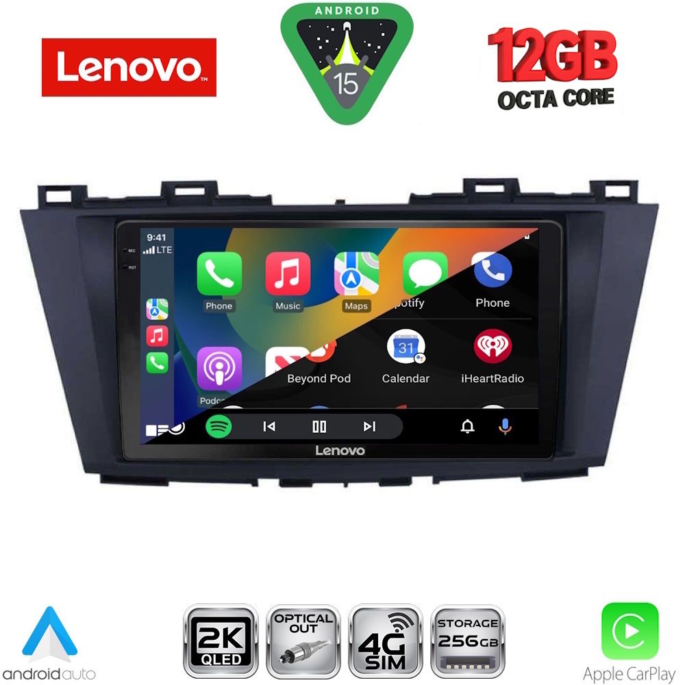 LENOVO SSZ 12371_CPA (9inc) MULTIMEDIA TABLET for MAZDA 5 mod. 2011-2020 LENOVO SSZ 12371_CPA (9inc) MULTIMEDIA TABLET for MAZDA 5 mod. 2011-2020