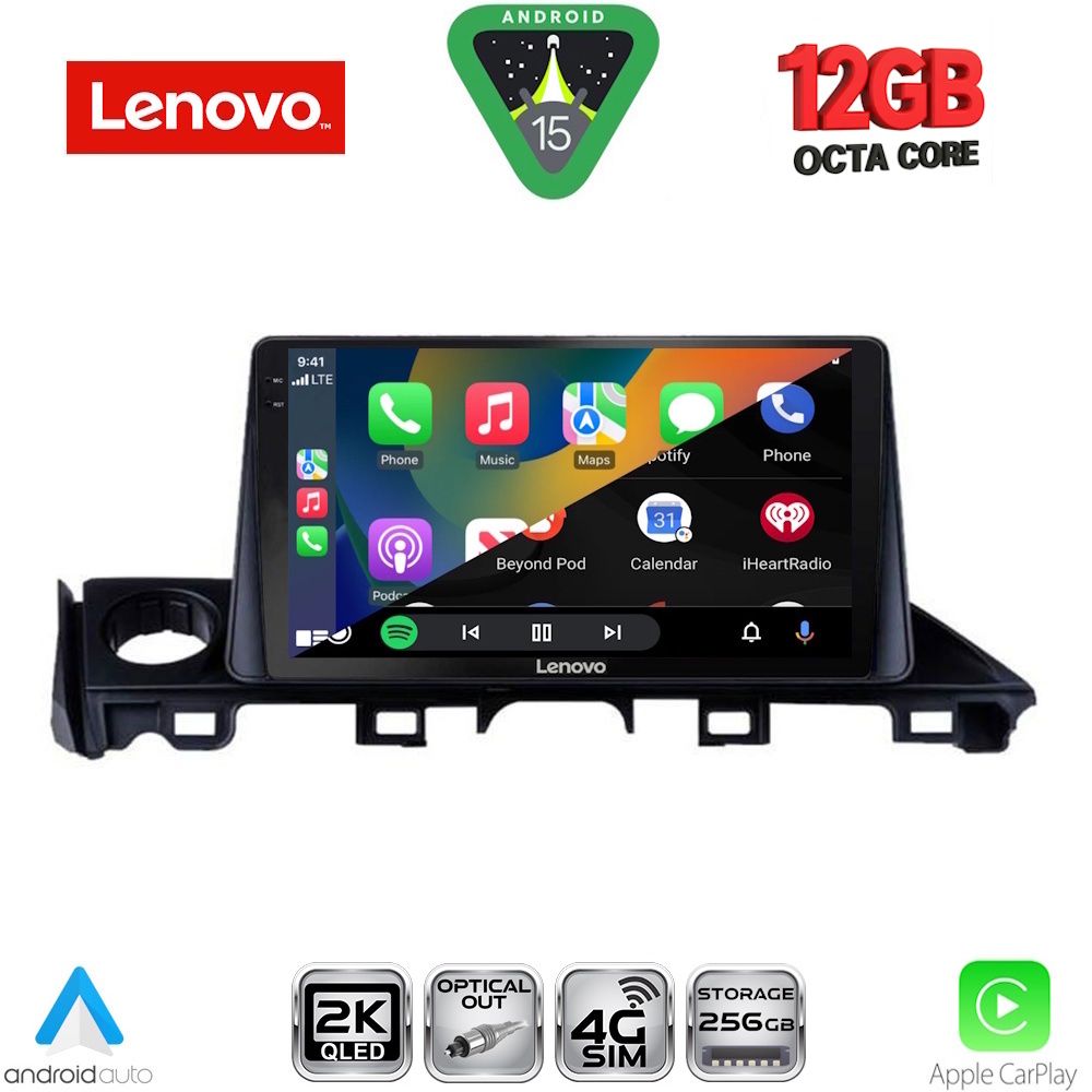 LENOVO SSZ 12379_CPA (9inc) MULTIMEDIA TABLET for MAZDA 6 mod. 2017-2020 LENOVO SSZ 12379_CPA (9inc) MULTIMEDIA TABLET for MAZDA 6 mod. 2017-2020